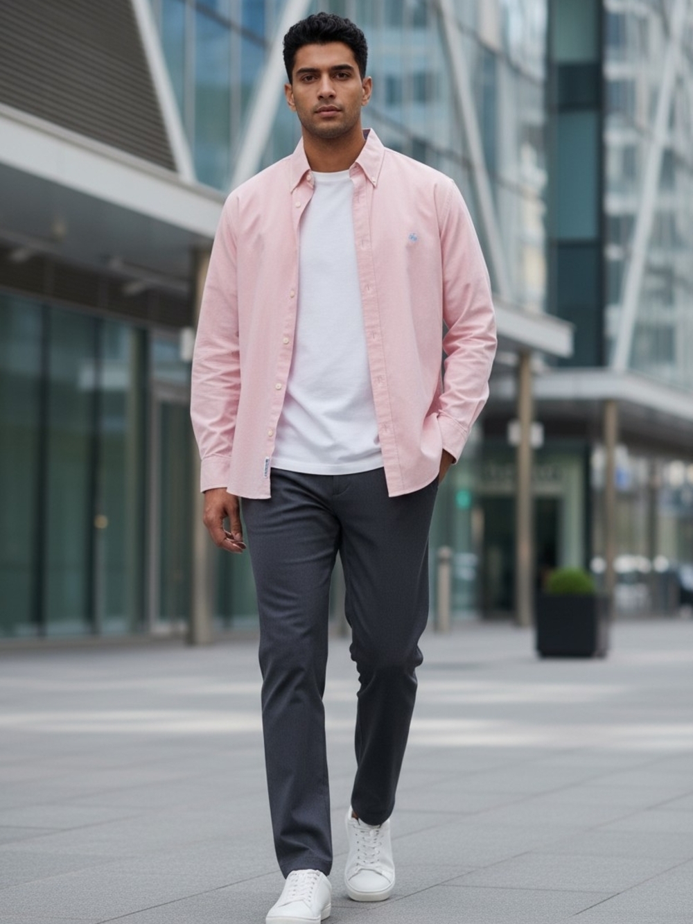 Brooks Brothers Pink Button-Down Polo Shirt